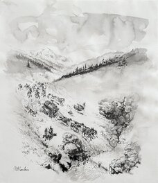Matthieu Blanchin - Martha Jane Cannary - Original art