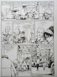 Michel Faure - LA PISTE CAVALIERE - Planche originale