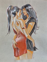 Jim - Une Nuit à Rome - Marie & Zoe - Original Illustration