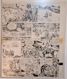 Jean Giraud - Blueberry ACCUSé par GIRAUD dans HOMME AUX POINGS D'ACIER planche originale - Planche originale