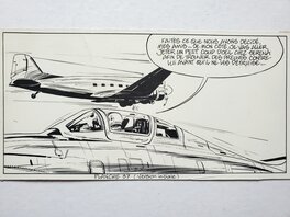 William Vance - BOB MORANE   T18 LES CONTREBANDIERS DE L'ATOME - Planche originale