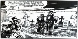 Berck - Sammy - Nuit blanche pour les gorilles - page 24 - planche originale - comic art Berck - Sammy - Nuit blanche pour les gorilles - page 24 - planche originale - comic art