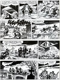Planche originale - Berck - Sammy - Nuit blanche pour les gorilles - planche originale no 24 - comic art