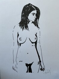Gioele Pavan - Dessin d’un modèle - Original Illustration