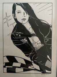Bernard Vrancken - Coquine élégance - Illustration originale
