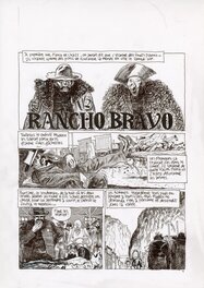 Rancho Bravo – Histoire 8 – La dernière chance d’Abigail et Fauvette – Planche originale 1