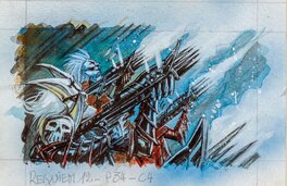 Requiem Chevalier Vampire - Planche originale