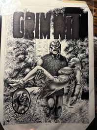 Richard Corben - Grim Wit cover - Comic Strip