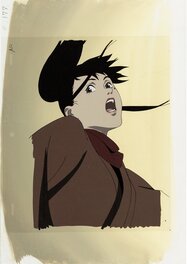 Satoshi Kon - Millennium Actress Chiyoko Fujiwara, cellulo de production original et fond original (Madhouse Inc., 2001) - Œuvre originale