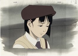 Satoshi Kon - Millennium Actress Chiyoko Fujiwara, cellulo de production original et fond original (Madhouse Inc., 2001) - Œuvre originale