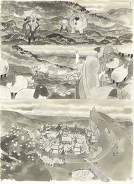 Amélie Fléchais - planche originale Bergères Guerrières tome 1 p.16