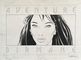 Philippe Francq - Malunai - Dessin pour affiche Champaka Aventure Birmane - Original Illustration
