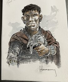 Hermann - Aymar de Bois Maury - Original Illustration