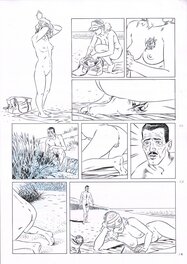 Clémentine à la plage, projet en version réaliste, page 2