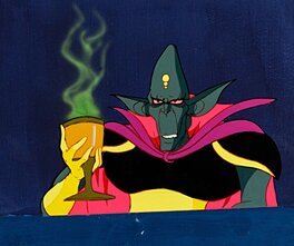 Go nagai - Go Nagai Grendizer / Goldorak / Hydargos, cellulo, fond de production originaux (Toei Animation, 1978) - Œuvre originale