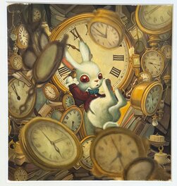 Benjamin Lacombe - Monsieur le Lapin Blanc - Original Illustration