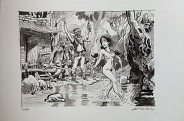 Nicolas Dumontheuil - Big Foot - Illustration originale