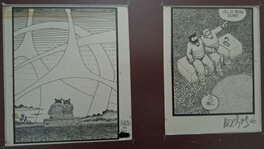 Moebius - Tueur DE MONDE 2 PG CONSECUTIVES MOEBIUS - Planche originale