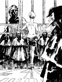 Cyrille Pomès - Cyrille Pomès - Eyes wide shut - Illustration originale