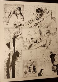 Hermann - Jeremiah 4. Les yeux de fer rouge - Planche originale