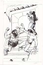 Sparky Moore - The Return of Tarzan Book Plate 2 - Illustration originale