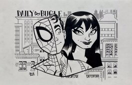 Jason Bone - Spiderman/Peter Parker and Mary-Jane Watson - Planche originale