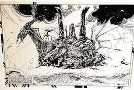 Philippe Druillet - Salambo - double planche - Planche originale