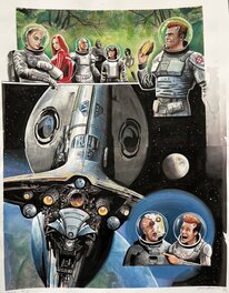 John Heijink - Kapitein Kreis 6 slotpagina - Planche originale
