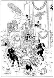 Eric Heuvel - January Jones at the ‘Reichsparteitag’ - Comic Strip