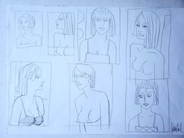 Loustal - illustration originale - Illustration originale