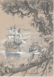 Alexis Nesme - Marsupilami El Diablo - Planche originale