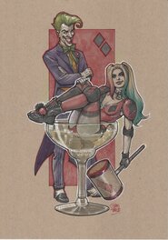 Dylan Teague - The Joker and Harley Quinn - Planche originale