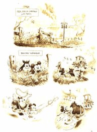 Quignon, Mickey Glénat, planche n°1, 2019.