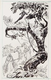 Sparky Moore - The Return of Tarzan Book Plate Illustration 1 - Planche originale
