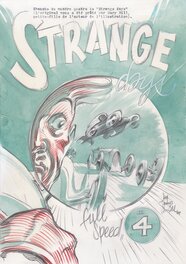 Al Severin - Strange days # 4 - Illustration originale