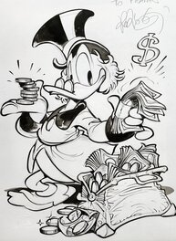 Fabio Celoni - Uncle Scrooge - Illustration originale