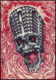 Denis GRRR - Skull Voice - Illustration originale