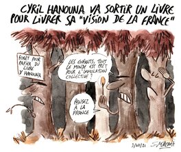 Simon Mitteault - Hanouna - Illustration originale