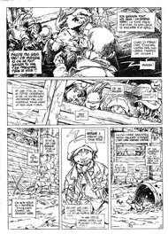 Planche encrée. Planche encrée.