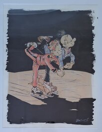 Christophe Chabouté - Chabouté - Hommage Spirou - Original Illustration