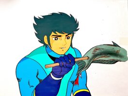 Goldorak, Alcor, cellulo de production original (Toei Animation, 1975-1984)