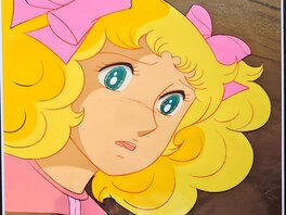 Yumiko Igarashi - Candy, Candy, cellulo de production original sur son décor original (Toei Animation, 1978-1979) - Original art