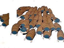 Nausicaa of the Valley of the Wind, Mino-Nezumi, cellulo original de production, croquis, certificat ( Toei animation)