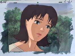Satoshi Kon - Perfect Blue Mima Kirigoe close-up production Cel with orginal background (Madhouse, 1997) - Œuvre originale