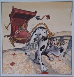 Turf - Turf - La nef des fous - Original Illustration