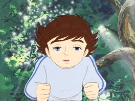 Yu Koyama - Yu Koyama Do Your Best Genki / Ganbare Genki Cellulo de Production, Master Background (Toei Studio, 1977) - Comic Strip