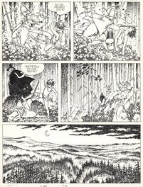 Milo Manara - Un été indien - Planche originale