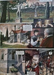 Laurent Paturaud - Planche Les passants du clair de lune - Planche originale