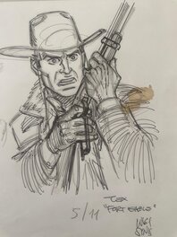 Luigi Siniscalchi - Tex - Illustration originale