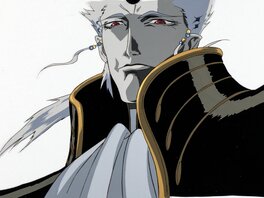 Yoshiaki Kawajiri - Vampire Hunter D Bloodlust, cellulo d’animation et dessin préparatoire de Meier Link (Madhouse, 2000) - Original art